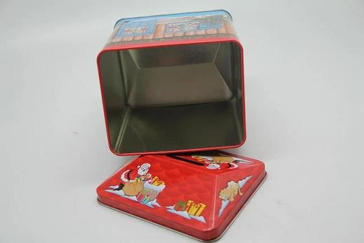 Christmas Gift Arch Top Tin Money Box