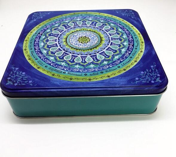 210mm Square Tin Can Customized