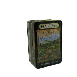 Boîte à biscuits haute avec couvercle